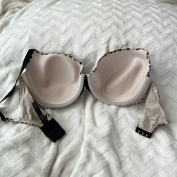 VINTAGE Victoria Secret Lined Demi Animal print 36 DDD - Picture 3 of 8